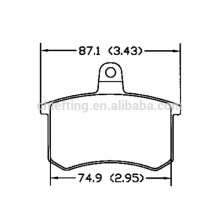 D306 0060746565 pour Audi Fiat Lancia Alfa Romeo jeu de plaquettes de frein